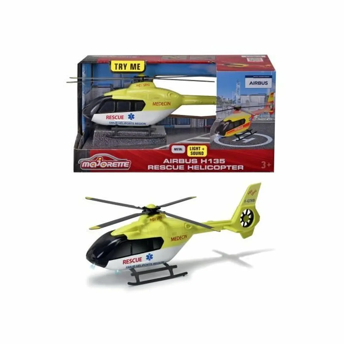 Elicottero Majorette Airbus H135 Rescue Helicopter