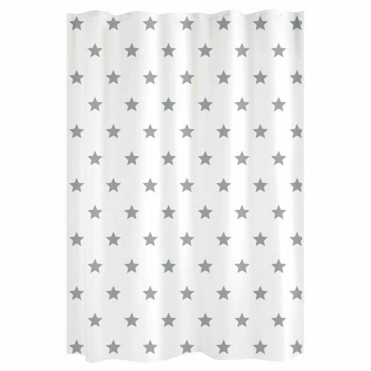 Tenda da Doccia Gelco Stelle Bianco Grigio 180 x 200 cm