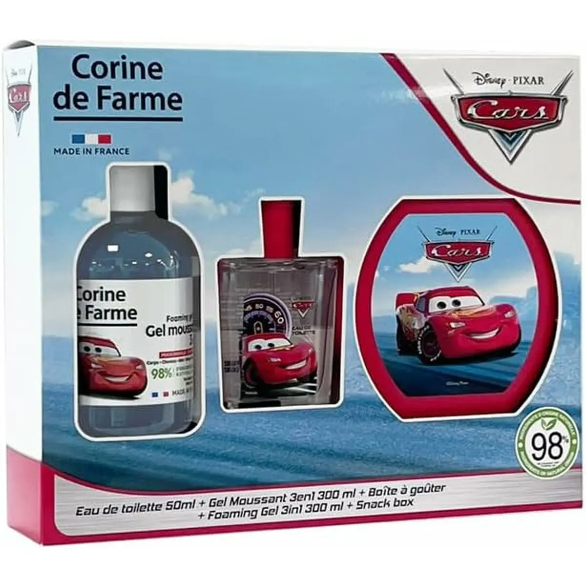 Profumo per Bambini Corine de Farme CARS EDT 50 ml 300 ml 3 Pezzi