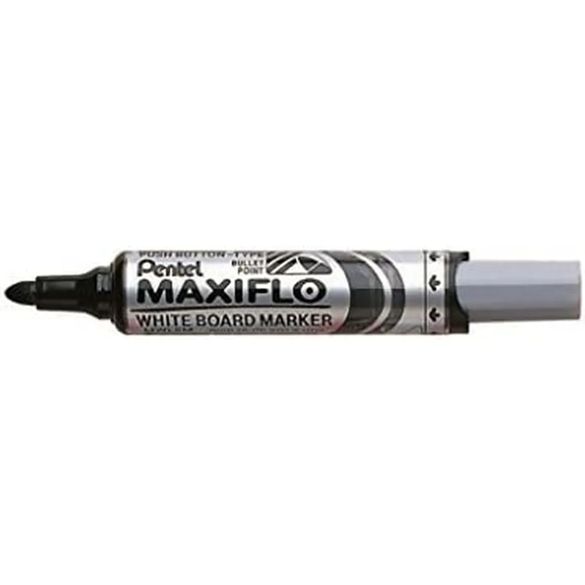 Pennarello Pentel Maxiflo Nero (12 Pezzi)