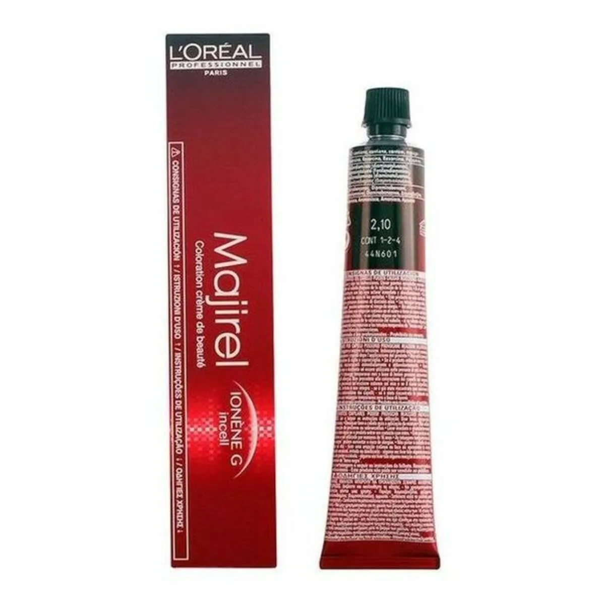 Tintura Permanente Majirel L'Oreal Professionnel Paris 051455211 Nº 2,10 50 ml