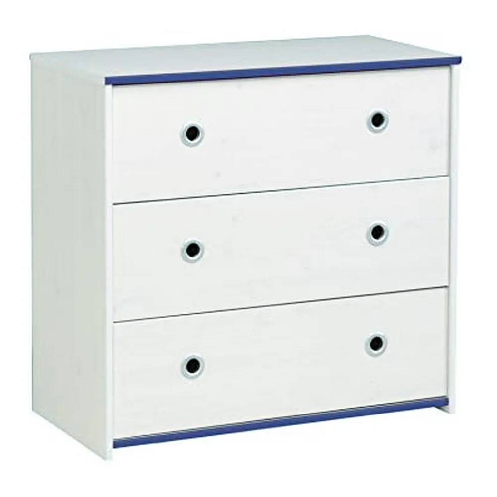 Cassettiera Parisot Bianco 79 x 75 x 41 cm Per bambini