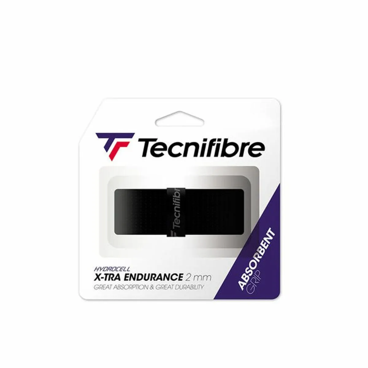 Grip Tennis X-Tra Endurance Tecnifibre 51ATPXENBK Nero