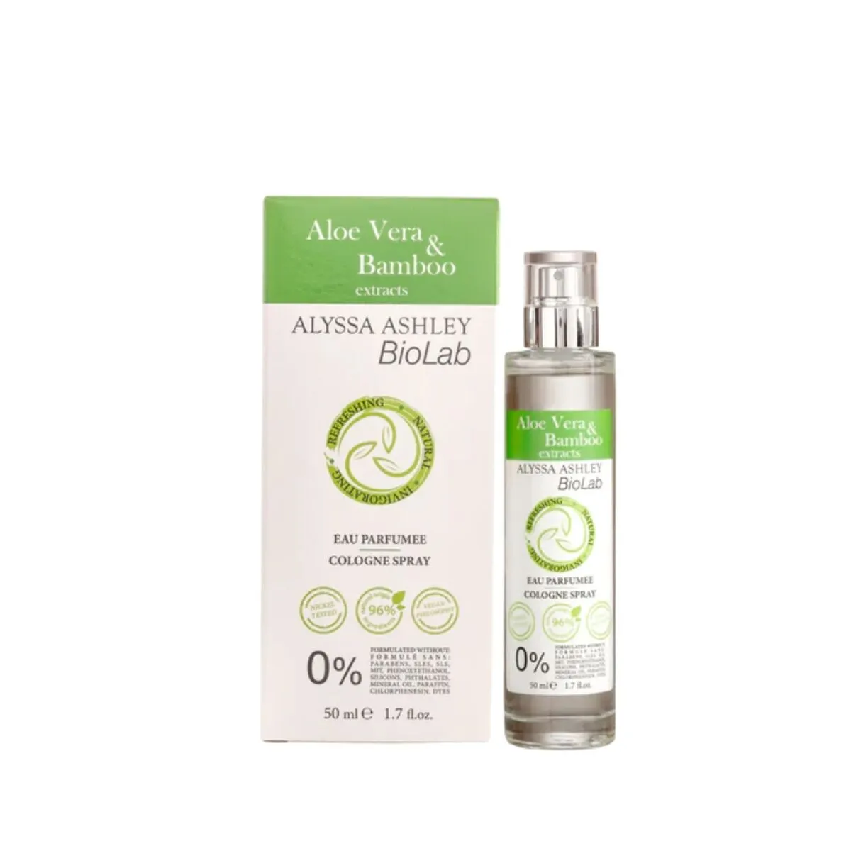 Profumo Unisex Alyssa Ashley EDC Biolab Aloe & Bamboo (50 ml)