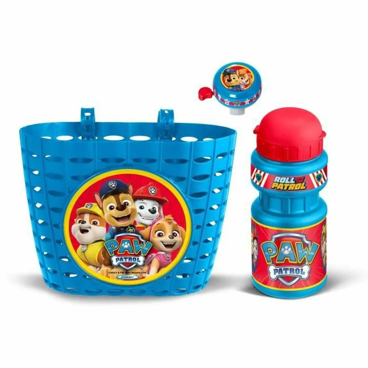 Set di accessori The Paw Patrol Bicicletta per Bambini Azzurro Rosso 3 Pezzi