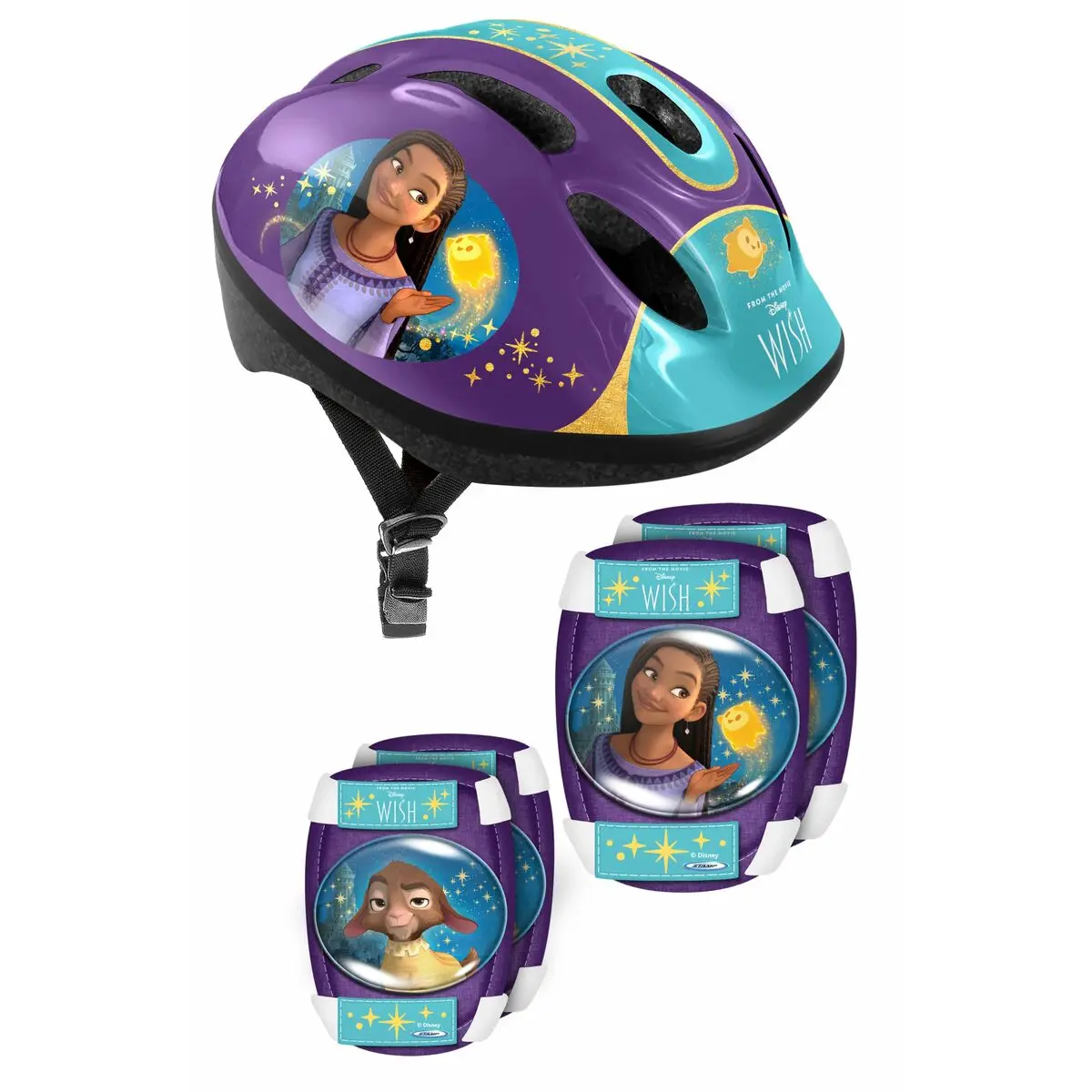 Set di Protezione Sportiva Disney wish Viola