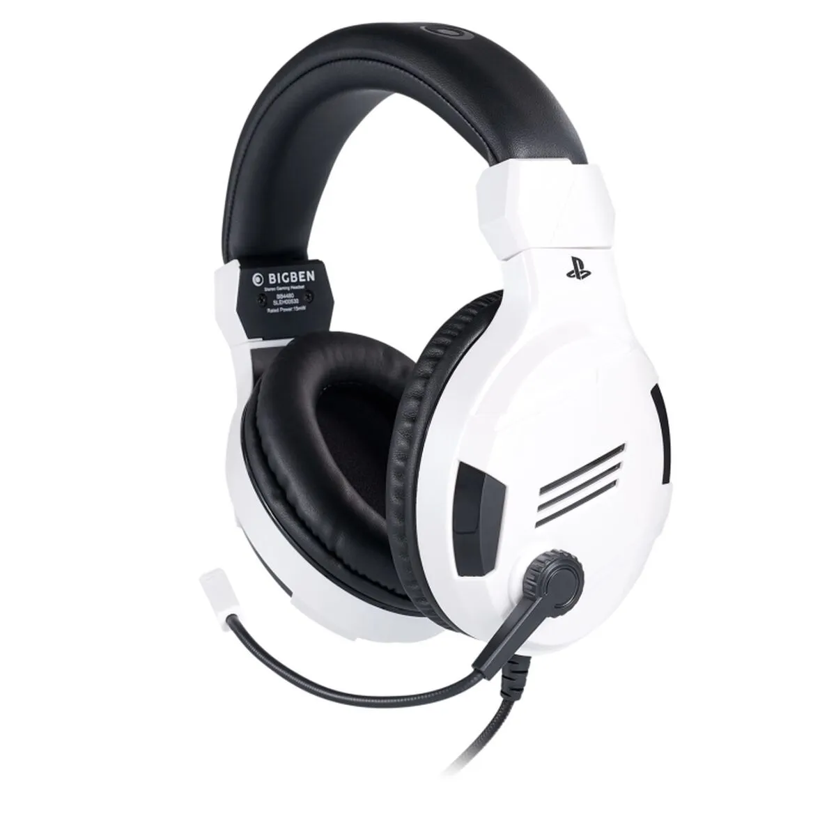 Auricolari con Microfono Gaming Bigben PS4OFHEADSETV3WHITE Nero/Bianco