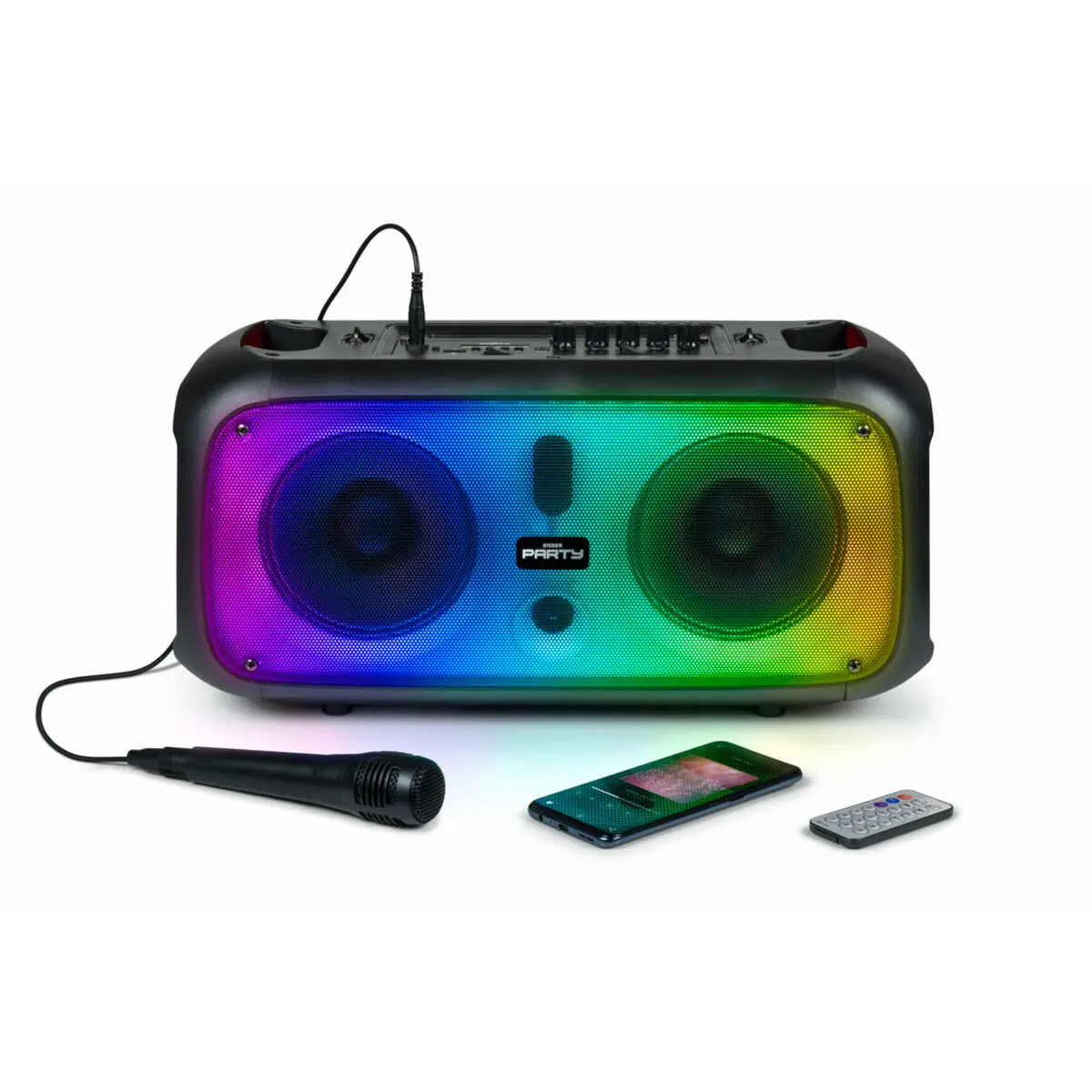 Altoparlante Bluetooth Portatile BigBen Party 200 W Nero