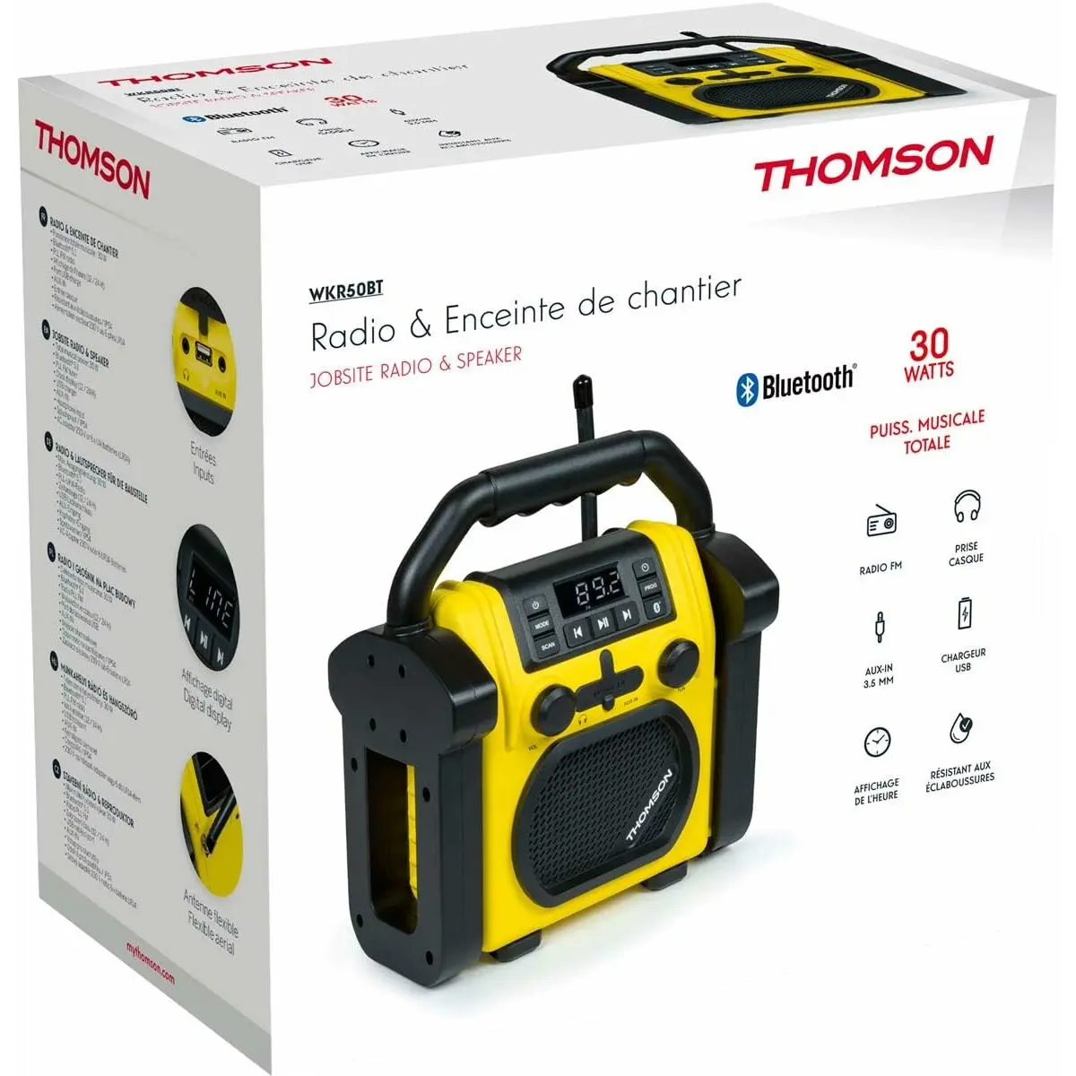 Radio Thomson WKR50BT Giallo