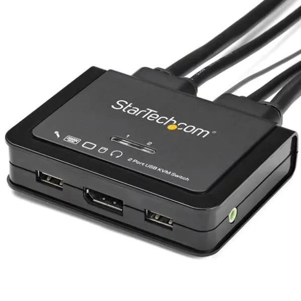 SWITCH DISPLAYPORT KVM A 2 PORTE 4