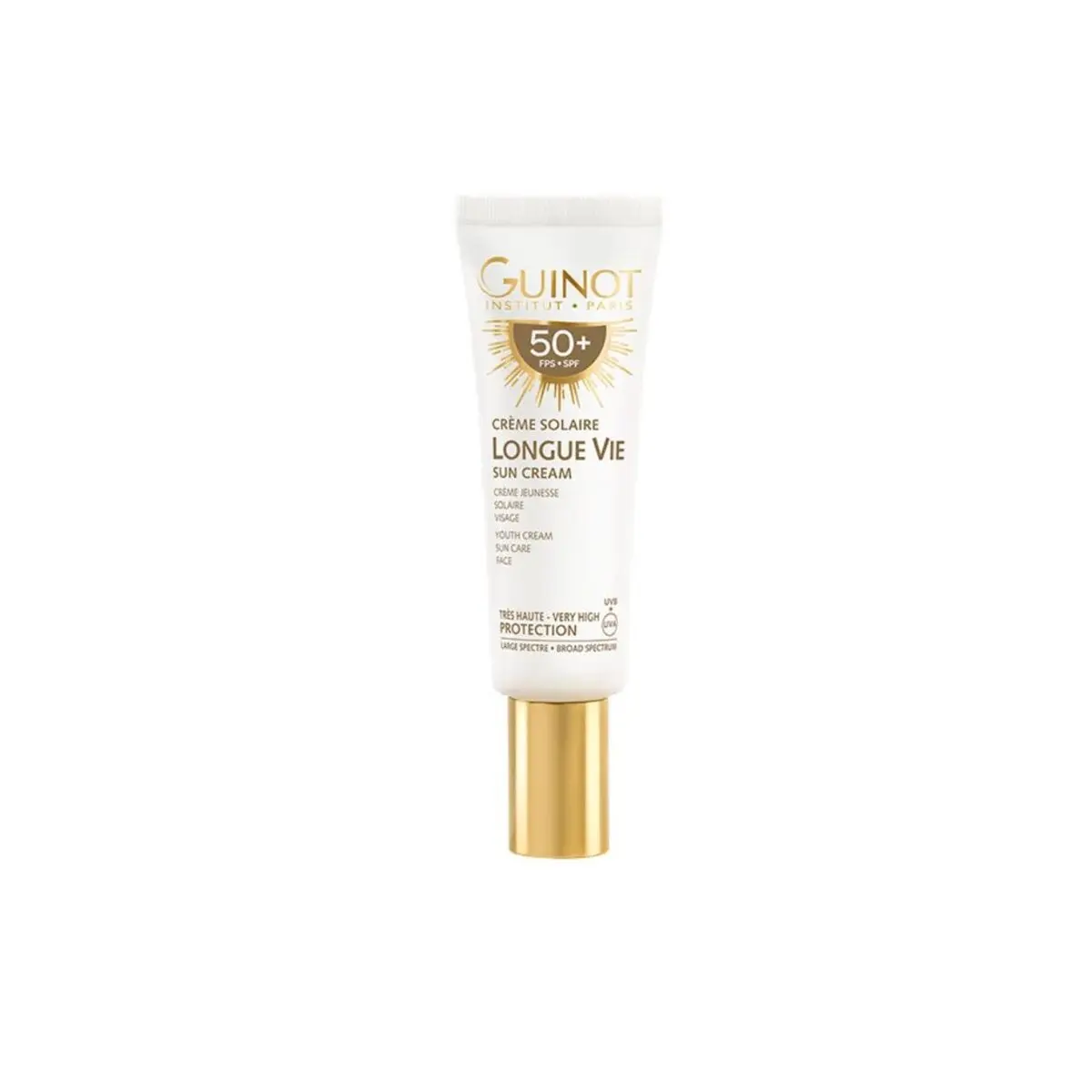 Protezione Solare Viso Guinot Longue Vie SPF 50+ 50 ml Antietà