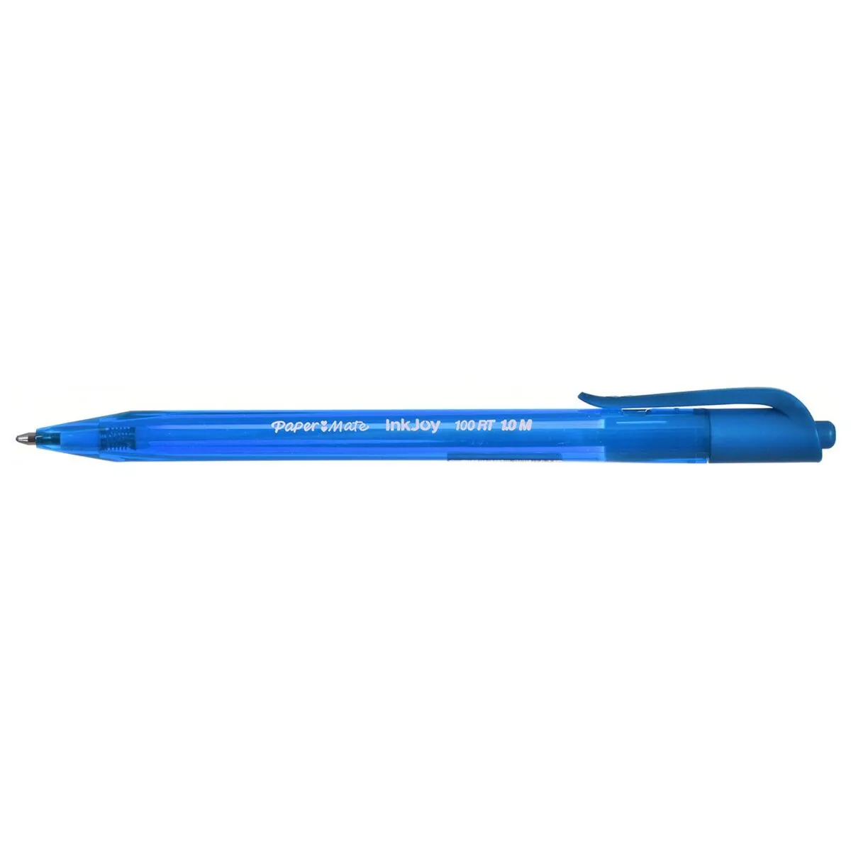 Penna Paper Mate InkJoy 100 RT Azzurro Trasparente 1 mm