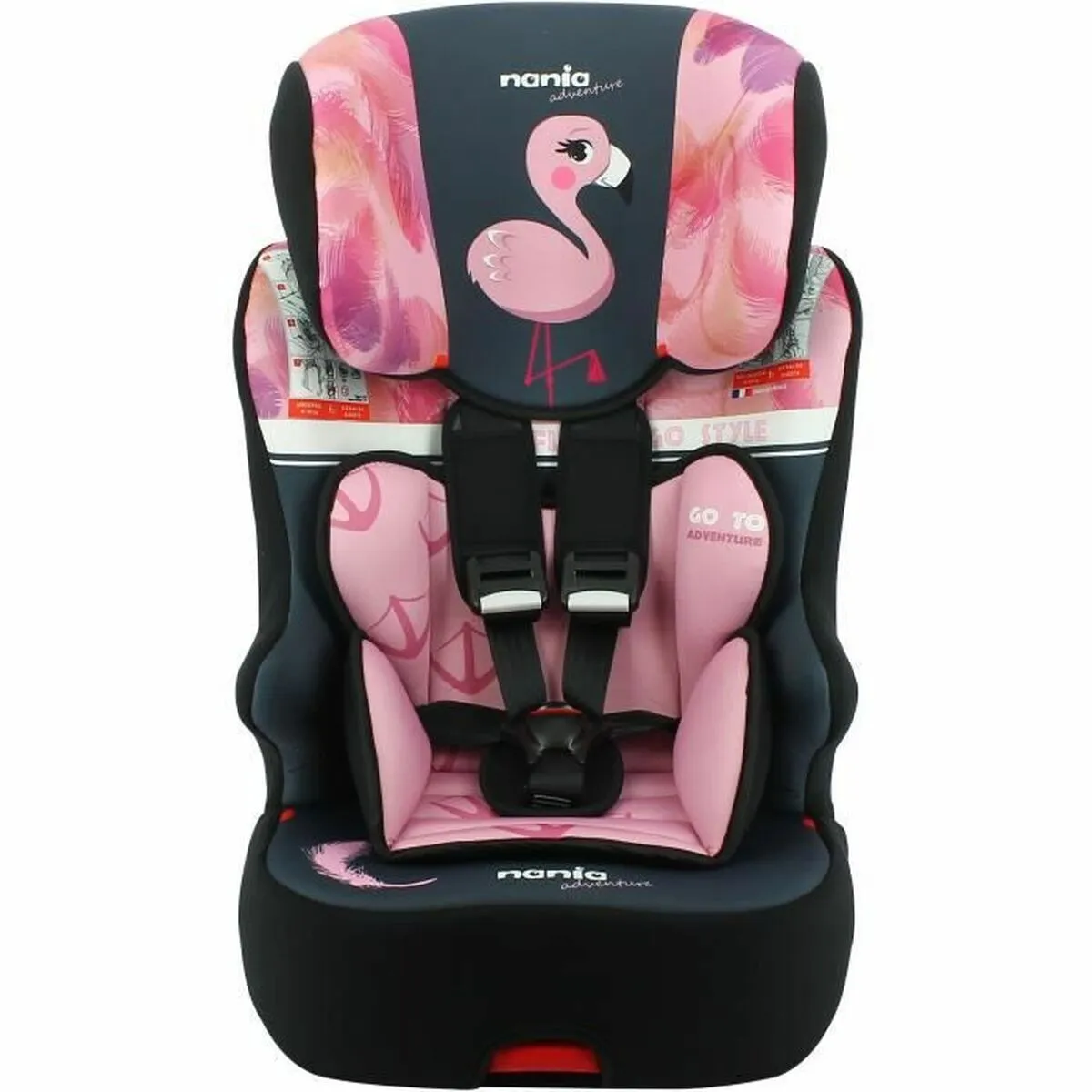 Seggiolino Auto Nania Fenicottero rosa ISOFIX