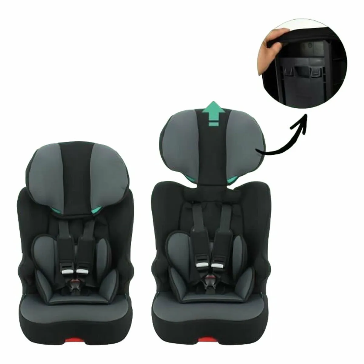 Seggiolino Auto Nania RACE Nero ISOFIX