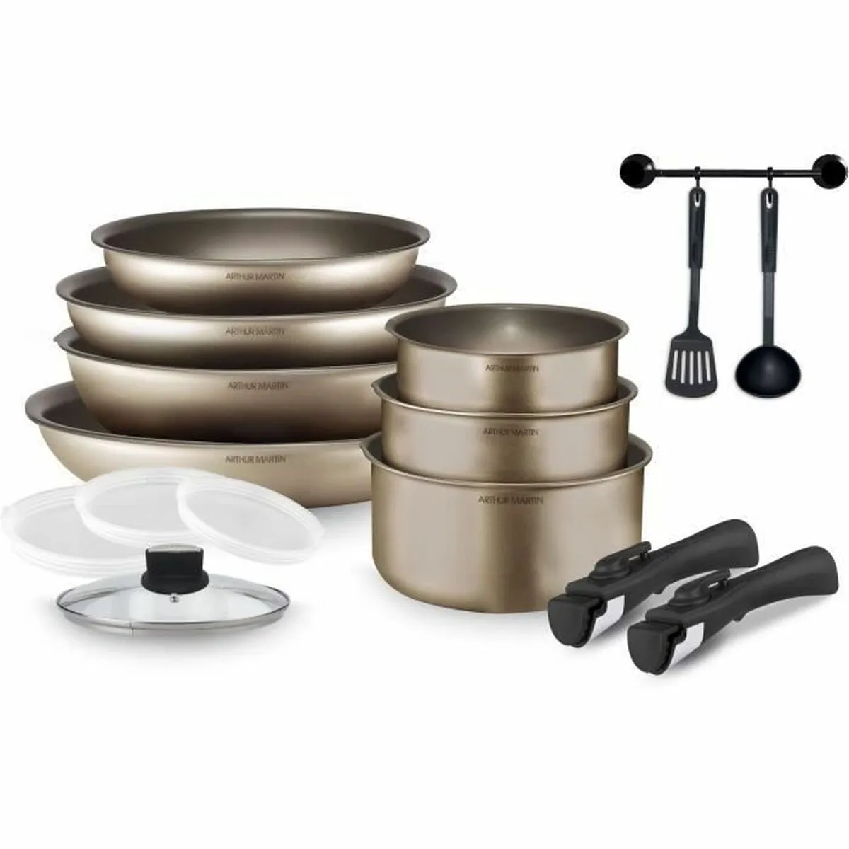 Batteria da Cucina Arthur Martin   15 Pezzi