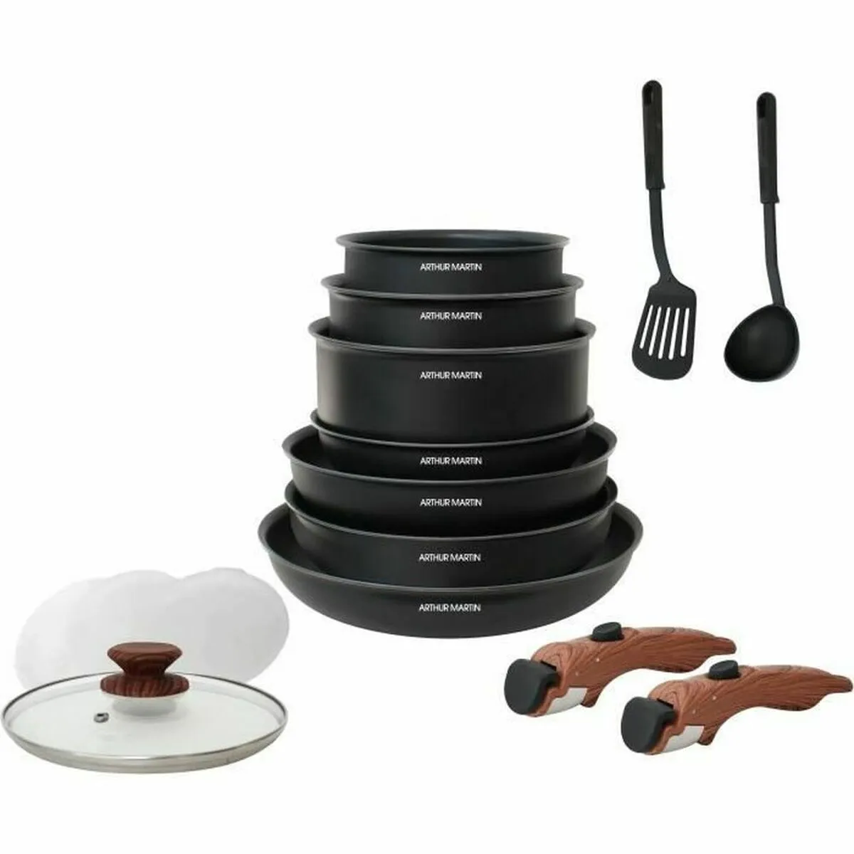 Batteria da Cucina Arthur Martin AM1502 15 Pezzi