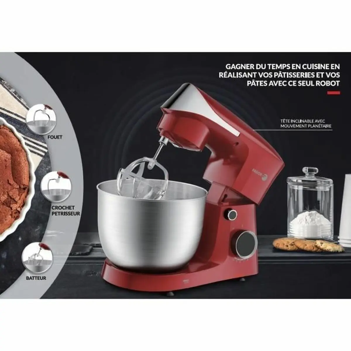 Robot da Cucina Fagor FG0439 Rosso 1500 W 4,3 L