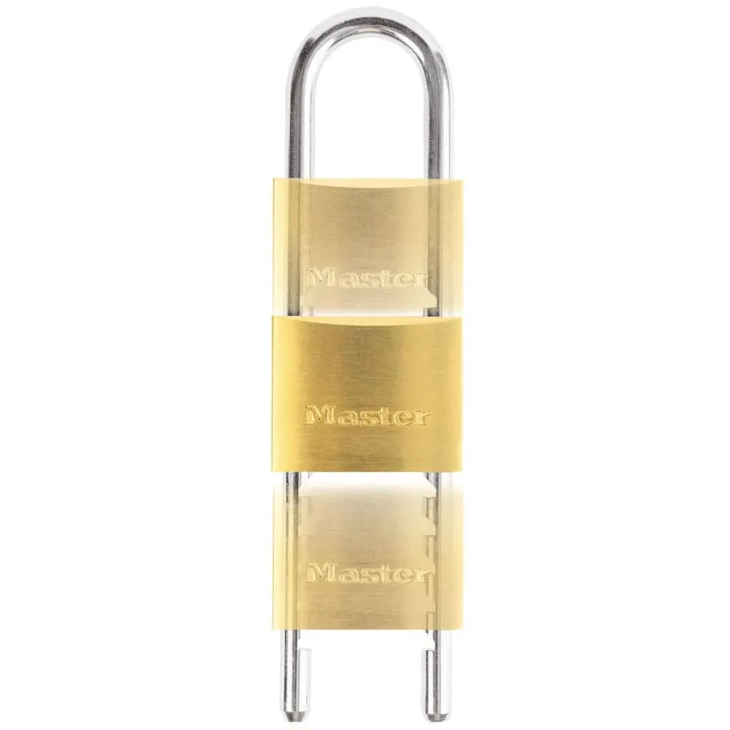 Master Lock Lucchetto con Anello Regolabile in Ottone 50 mm 1950EURD