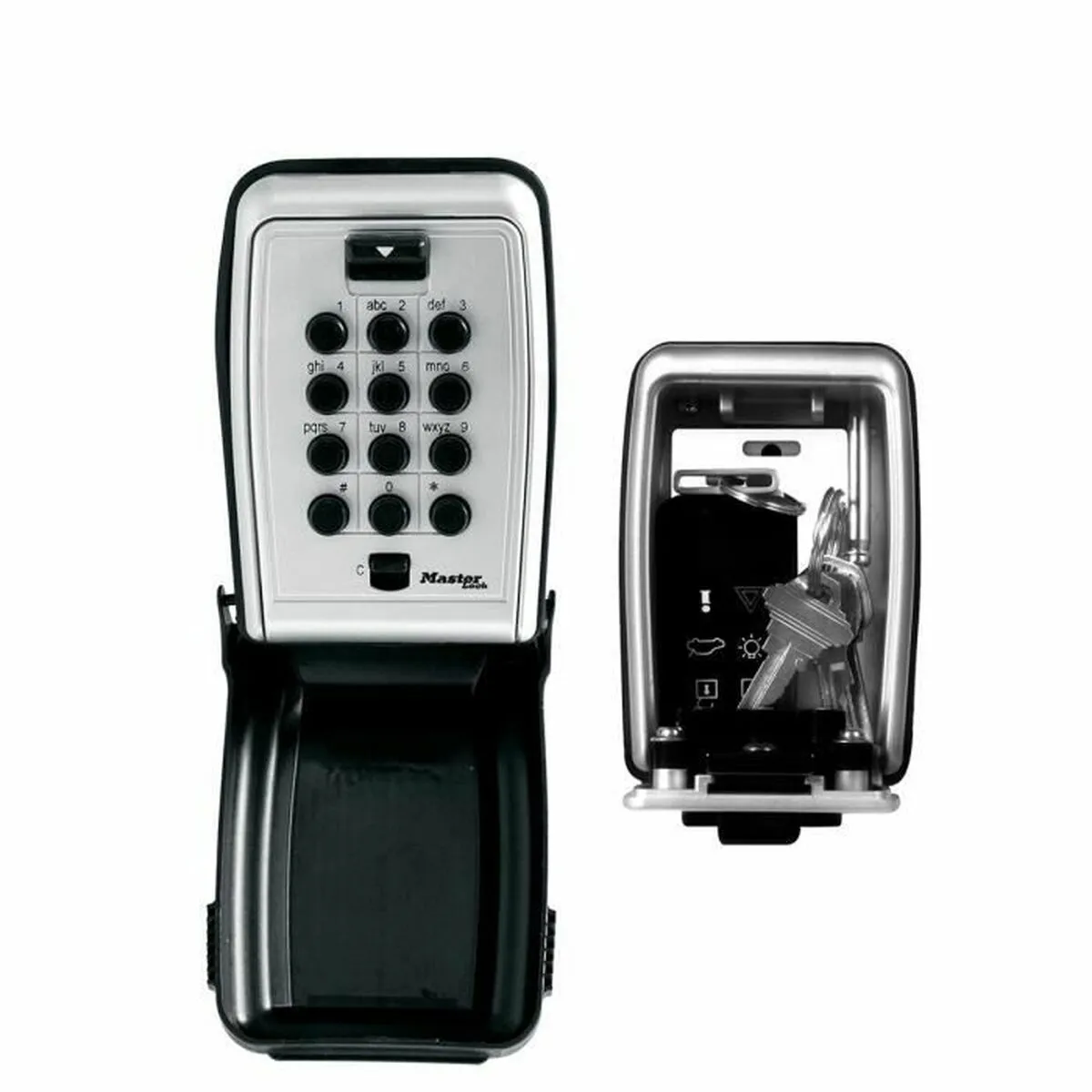 Cassetta di Sicurezza per Chiavi Master Lock 5423EURD Nero Nero/Grigio Zinco