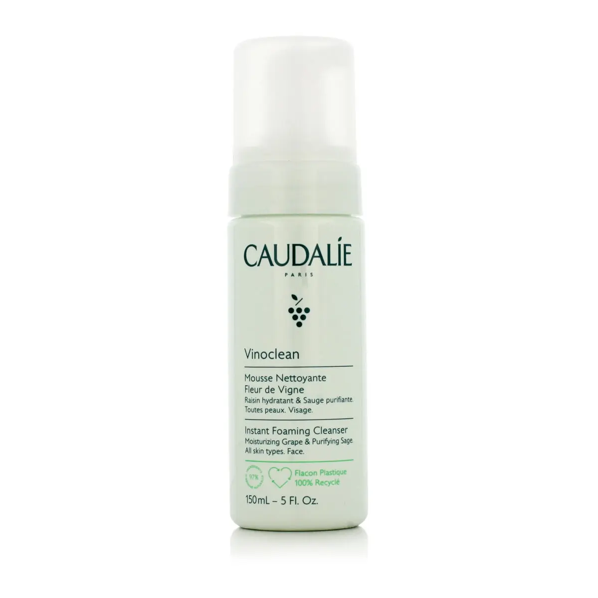 Gel Detergente Viso Caudalie Vinoclean 150 ml