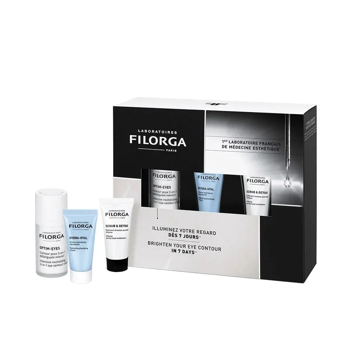 Set Cosmetica Unisex Filorga Brighten Your Eye Contour In 7 Days 3 Pezzi