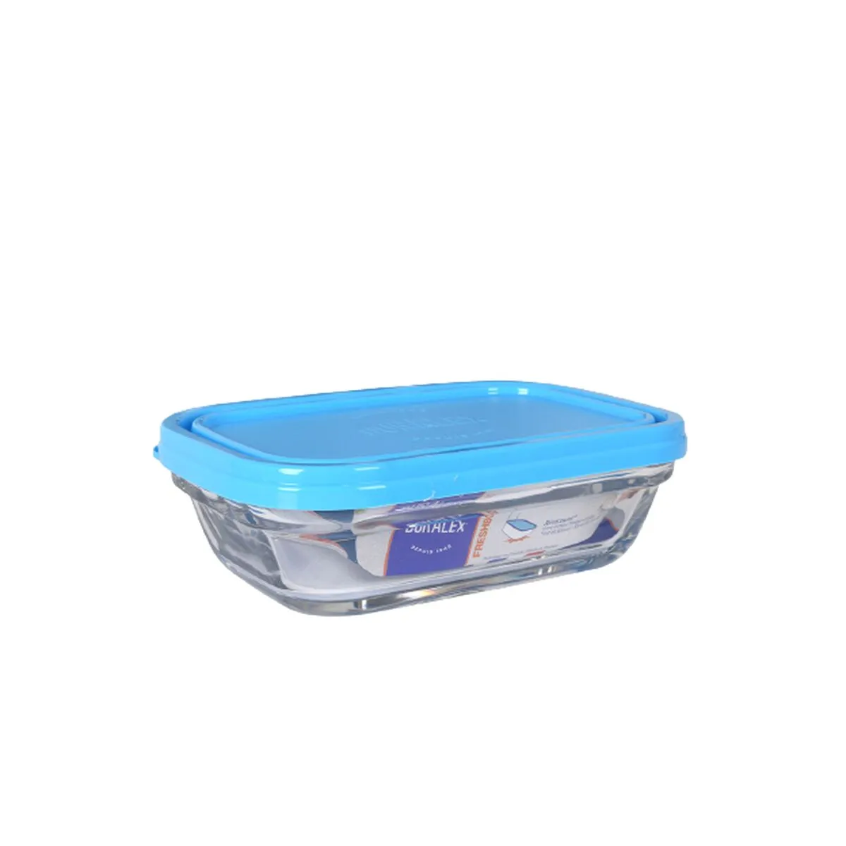 Portapranzo Rettangolare con Coperchio Duralex Freshbox Azzurro 400 ml