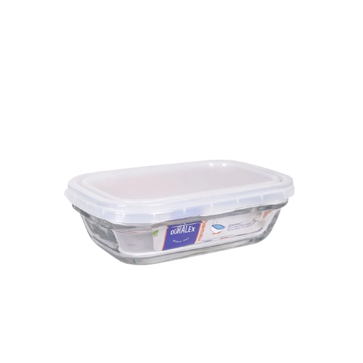 Portapranzo Rettangolare con Coperchio Duralex Freshbox 400 ml Trasparente Rettangolare