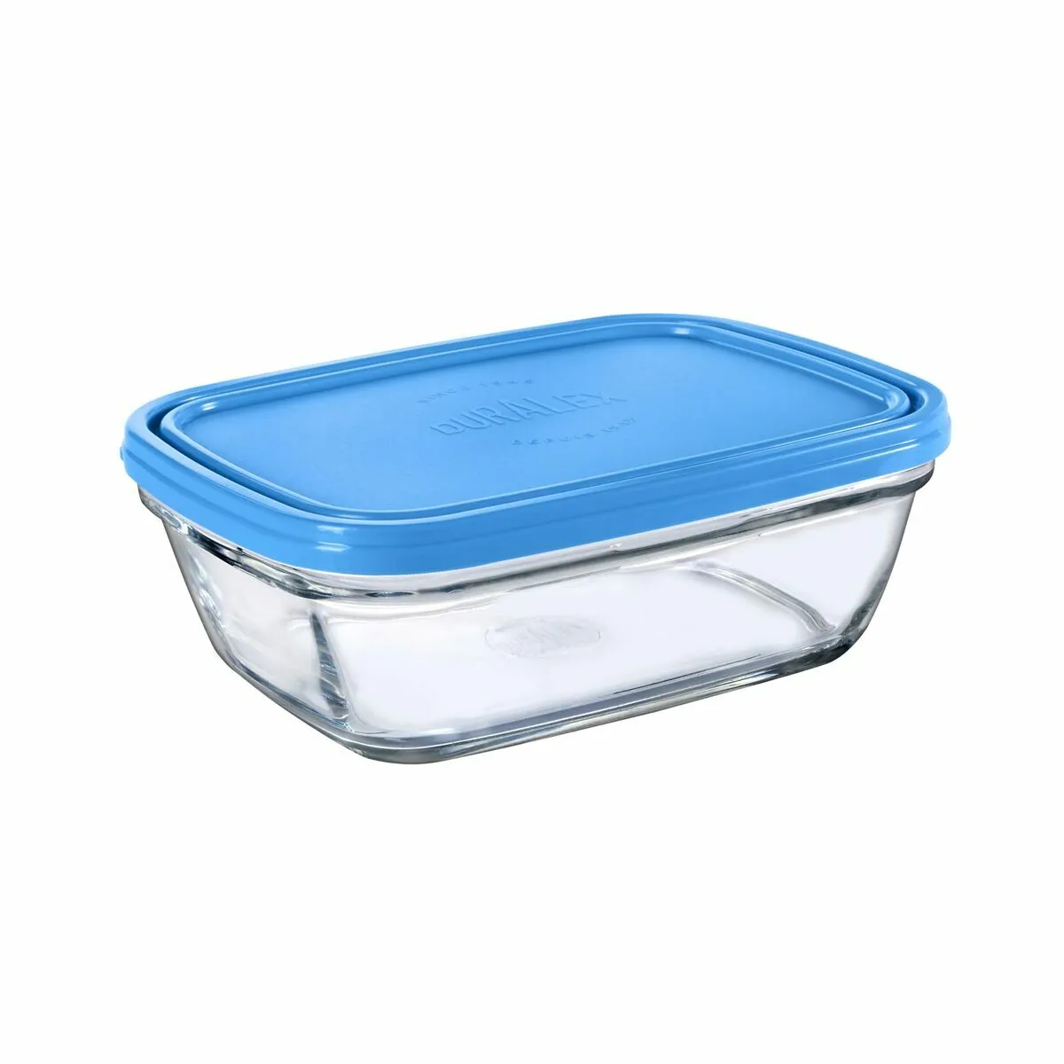 Portapranzo Rettangolare con Coperchio Duralex Freshbox Azzurro 1,1 L