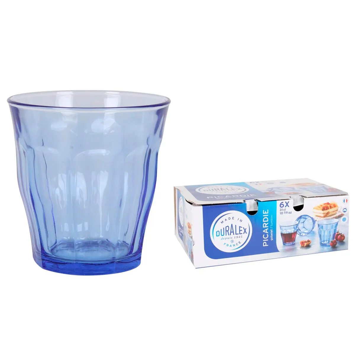 Set di Bicchieri Duralex Picardie 310 ml (6 Unità) (31 cl)(6 pcs)