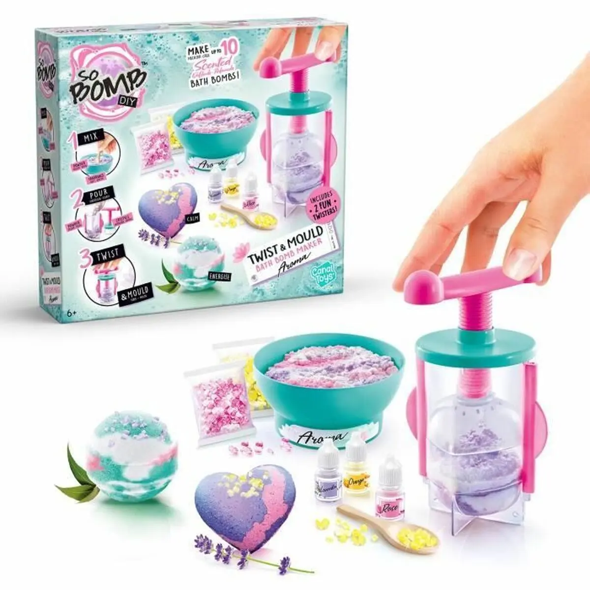 Gioco Fai-da-te Canal Toys So Bomb DIY Twist & Mold Bath Bomb