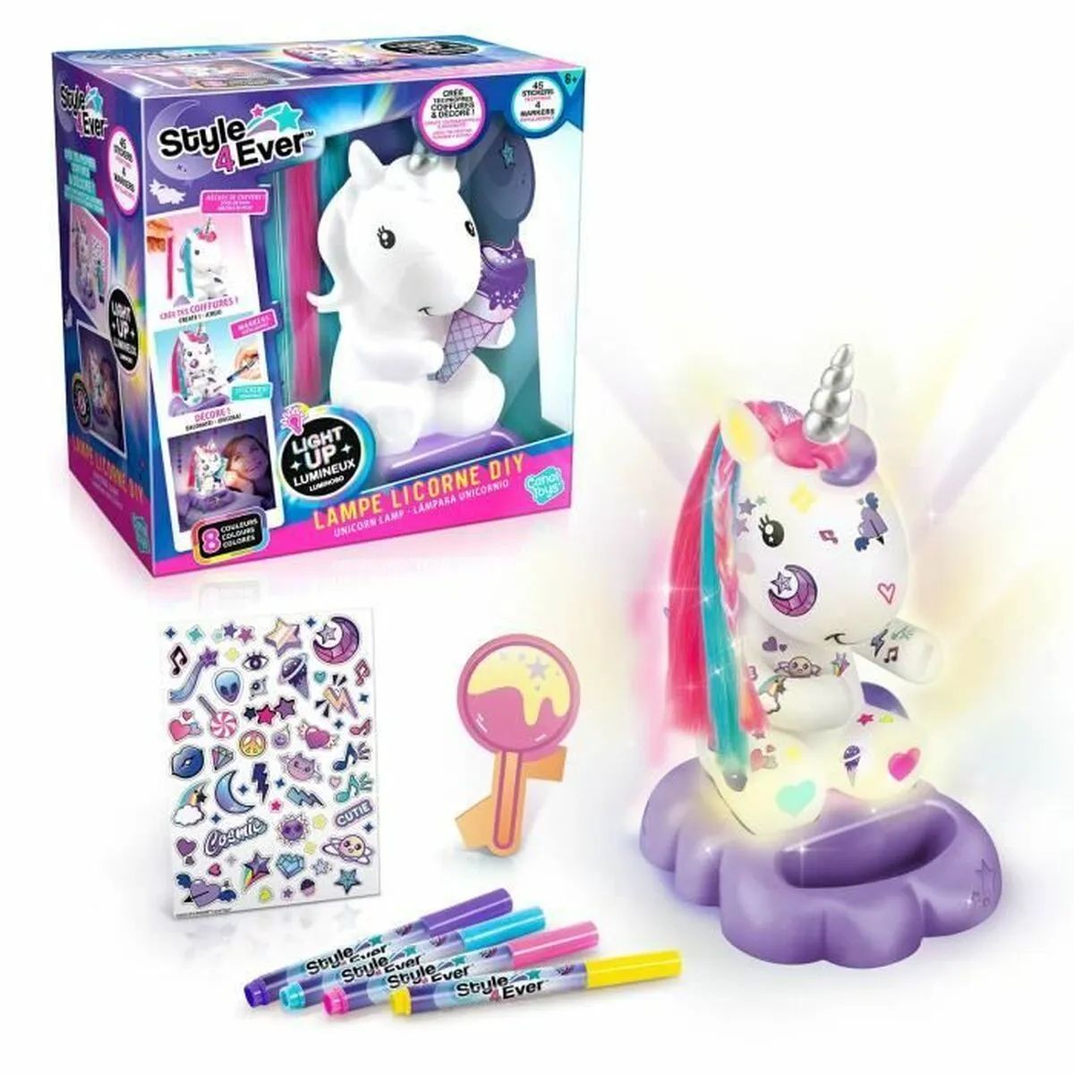 Gioco Fai-da-te Canal Toys Cosmic Unicorn Lamp to Decorate Collector's Editio