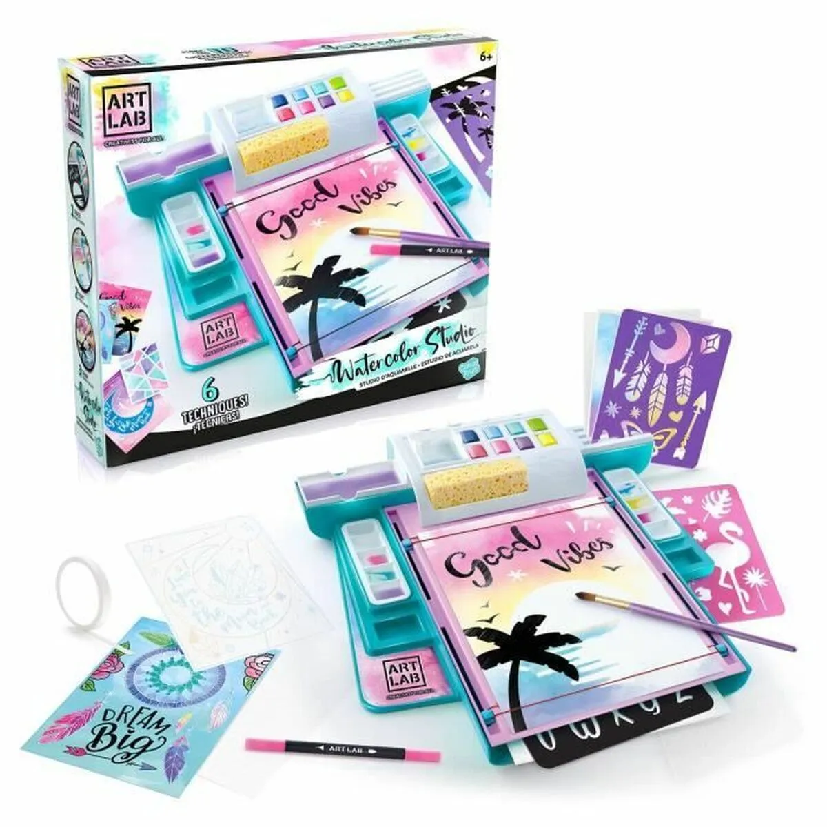 Set per Pittura ad Acquarello Canal Toys Good Vibes