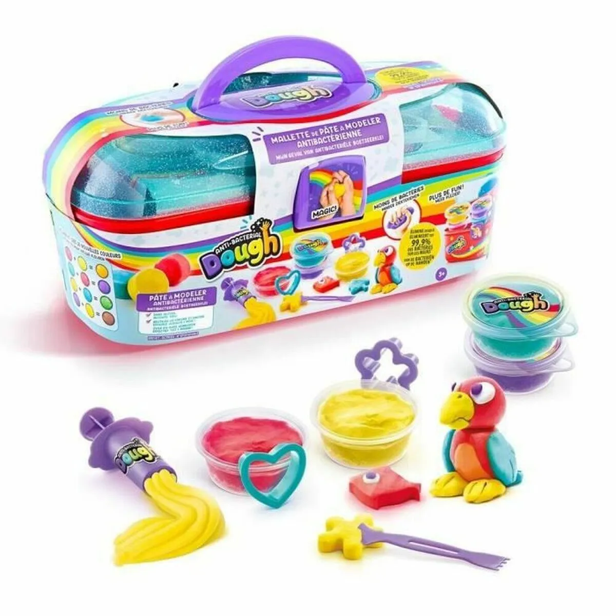 Set di Plastilina Canal Toys Antibacterial - Modeling Dough Case