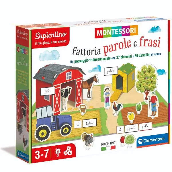 MONTESSORI - FATTORIA PAROLE FRASI