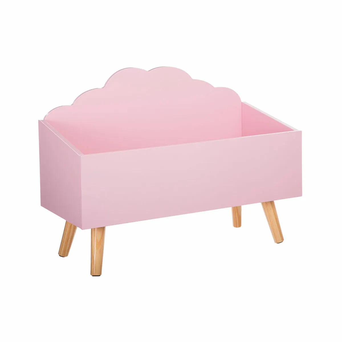 Baule 5five Nuvole Per bambini Rosa Legno MDF (58 x 28 x 45,5 cm)