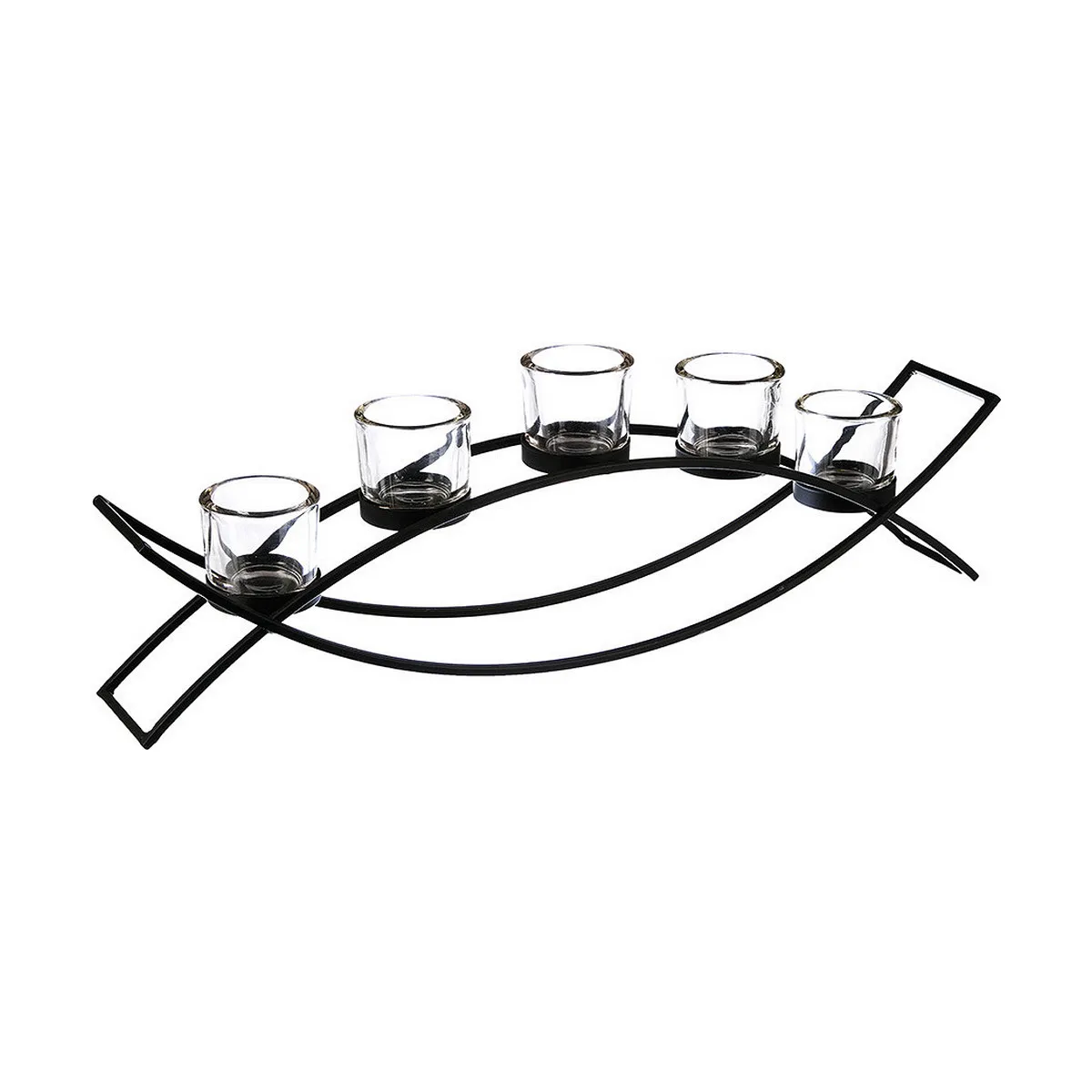 Portacandele Atmosphera Tealight Metallo (55 x 13,5 x 9 cm)