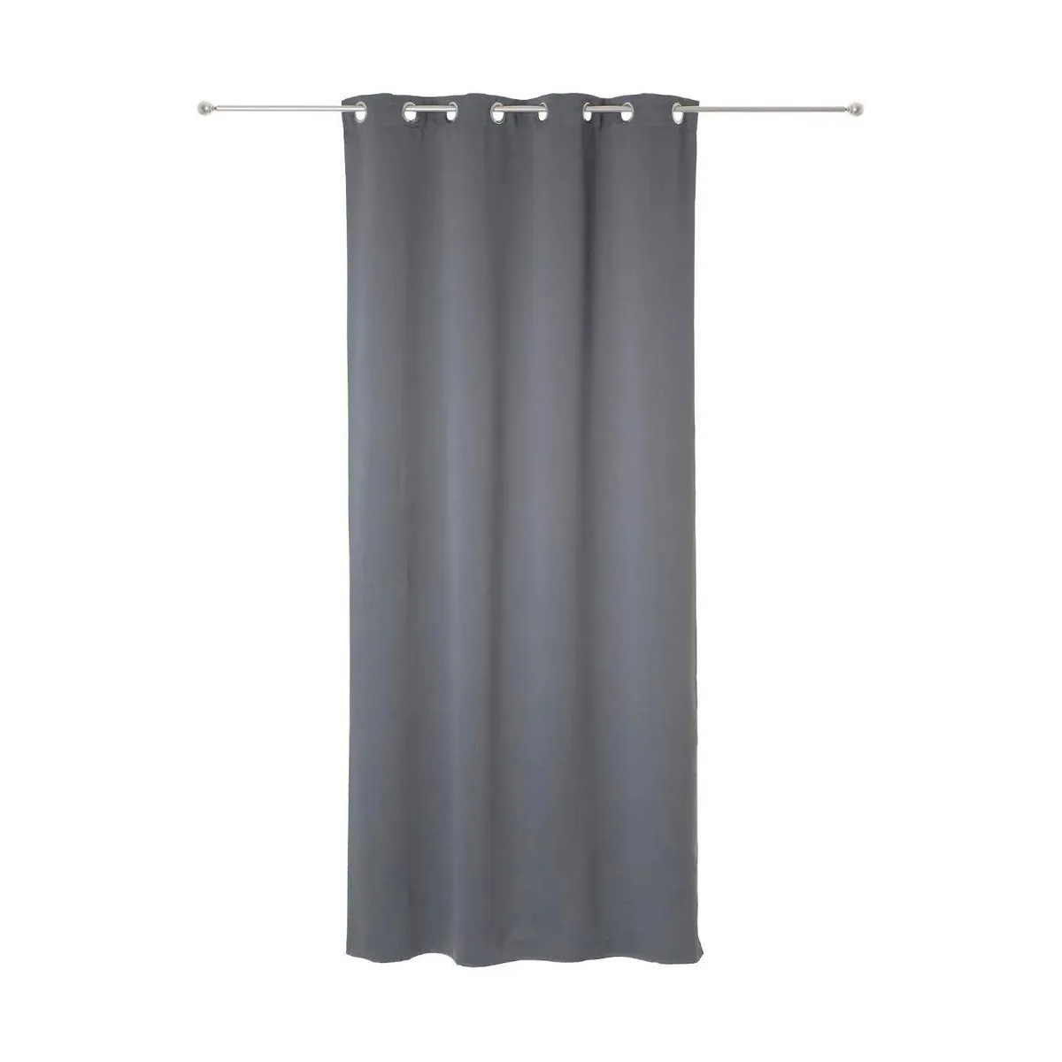 Tende Atmosphera Opaco Grigio Poliestere 2 Unità (135 x 240 cm)