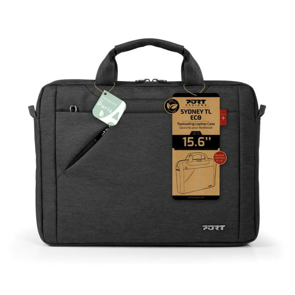 Valigetta per Portatile Port Designs 135172 Nero 15,6" 43 x 23,5 x 7 cm