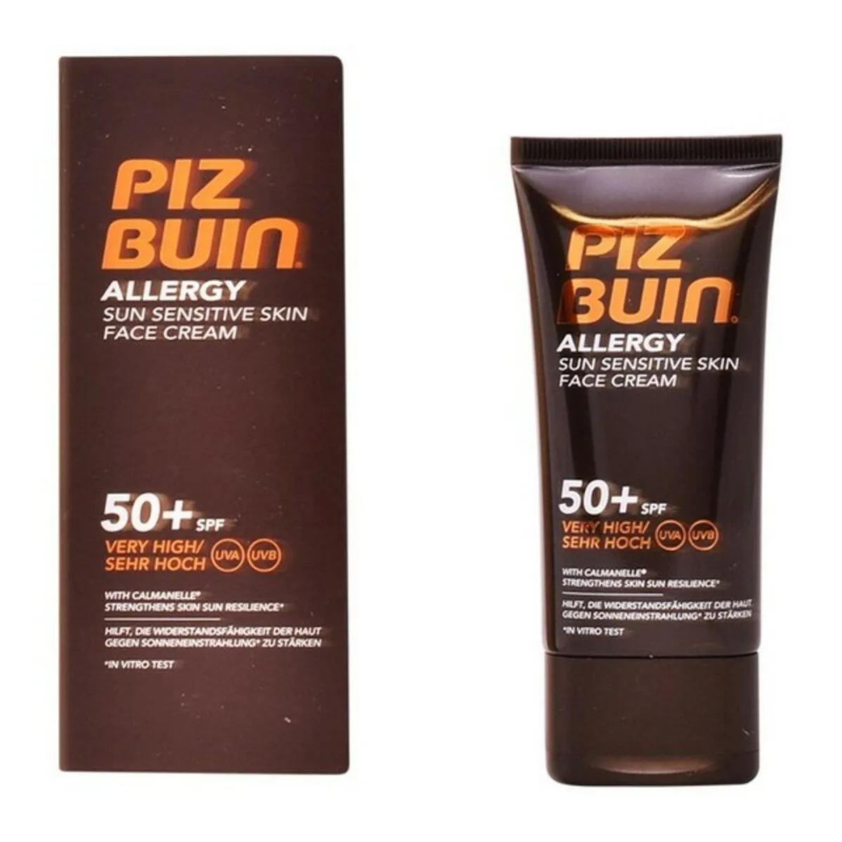 Protezione Solare Viso Allergy Piz Buin Spf 50 (50 ml) (Unisex) (50 ml)