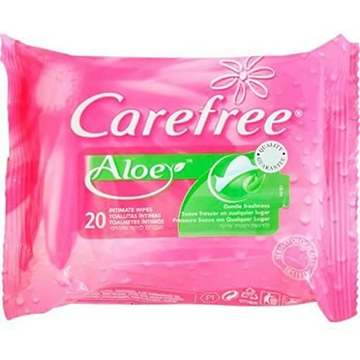 Salviettine Umidificate Carefree Aloe Vera Aloe Vera (20 Unità)