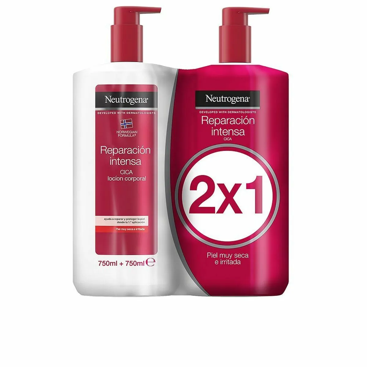 Lozione Corpo Neutrogena 3.57466E+12 750 ml (2 x 750 ml)