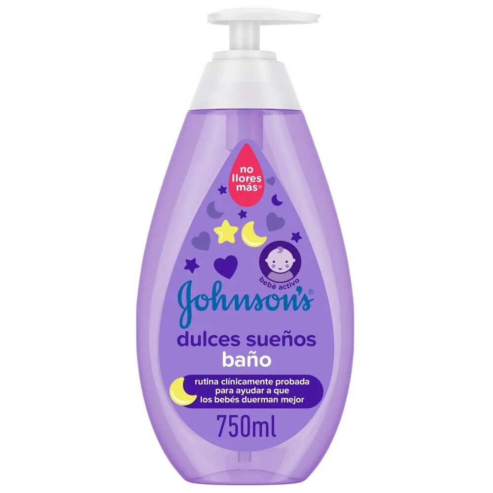 Gel Bagno Johnson's Dulces sueños Neonato Calmante (750 ml)