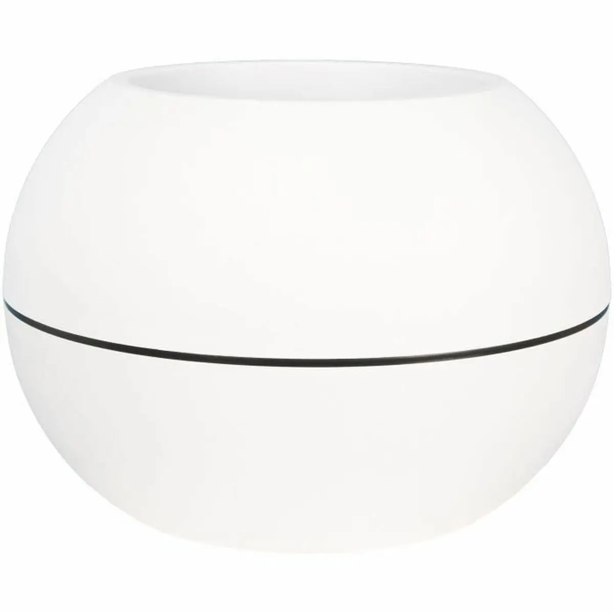 Vaso Riviera Bianco Ø 50 cm Plastica Rotondo