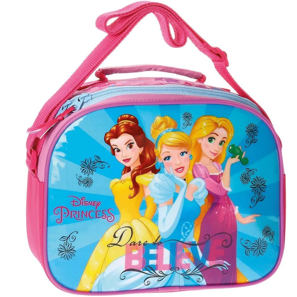 Beauty Case Da Viaggio Principesse Disney Cestino Scuola 25 Cm Con Tracolla