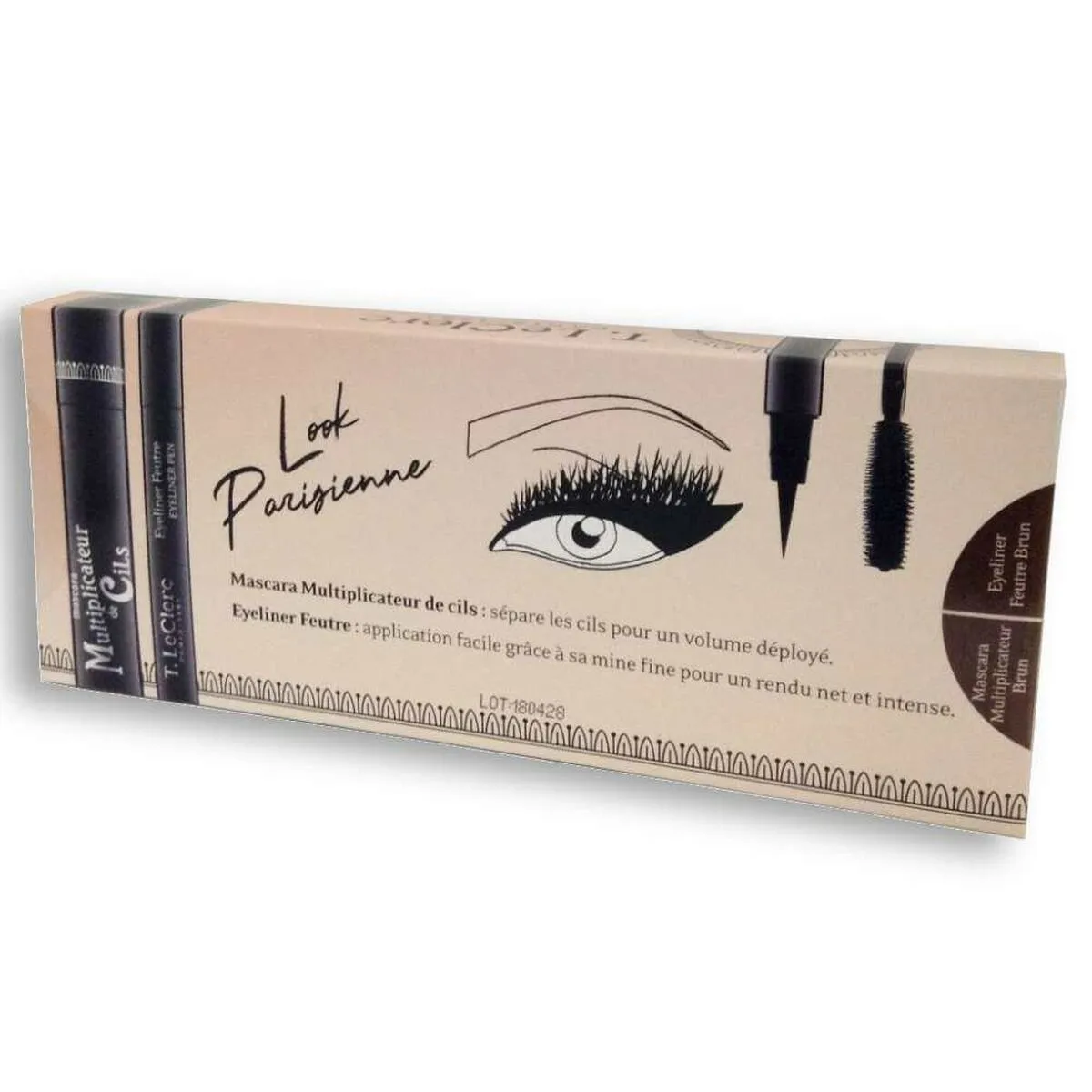 Set da Trucco LeClerc Look Parisienne 2 Pezzi Nº 02 Brun