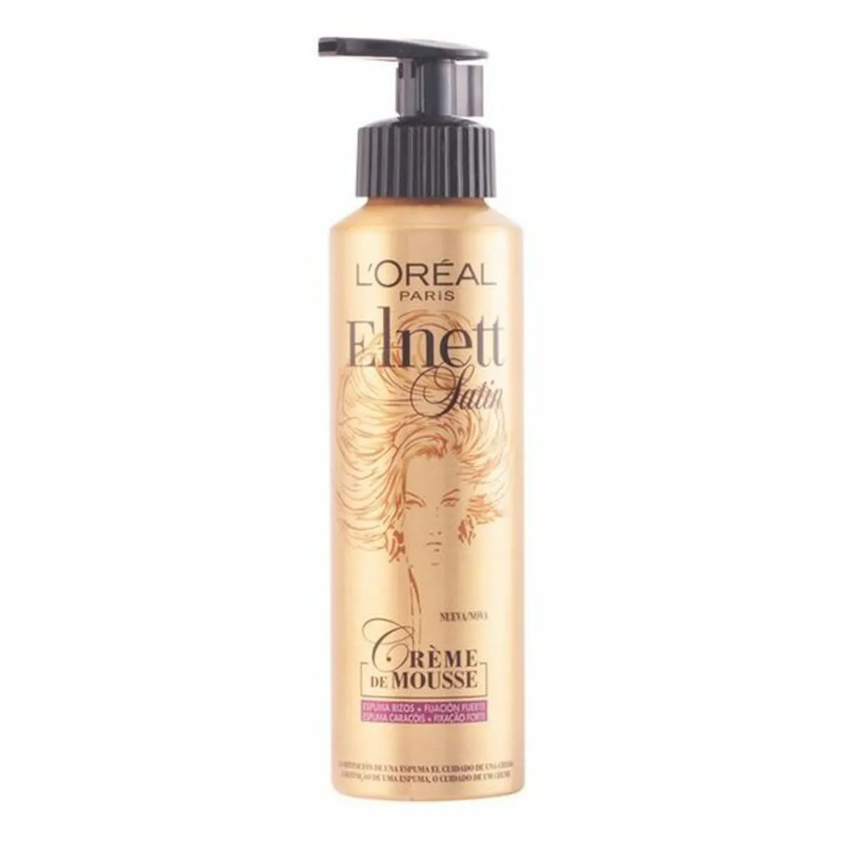 Schiuma per Ricci Elnett Mousse L'Oreal Make Up 3600522506973 (200 ml) (200 ml)