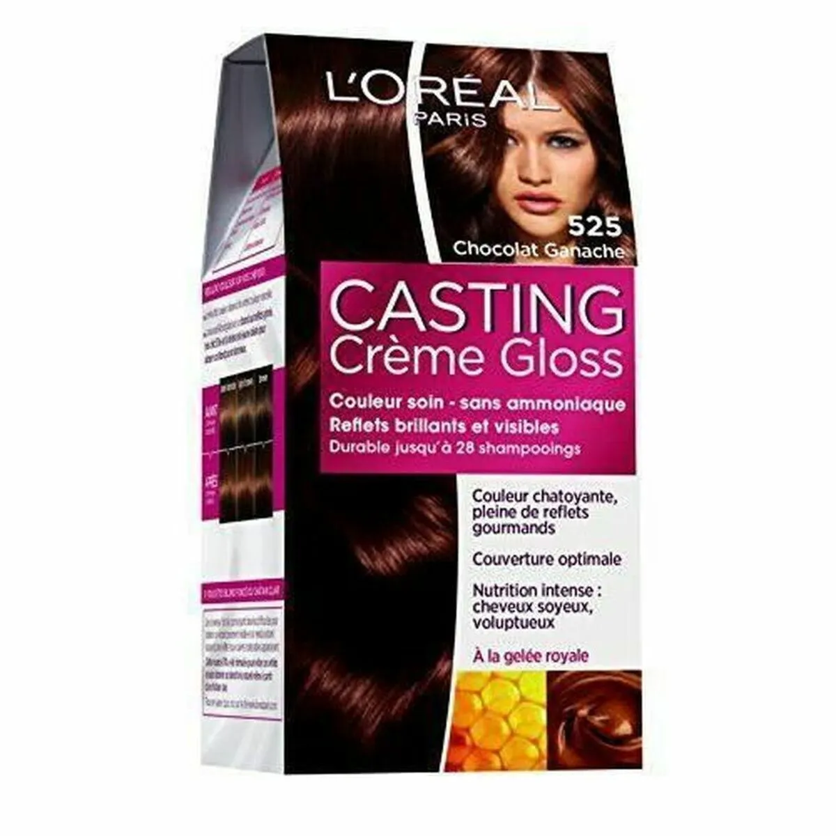 Tintura Permanente L'Oréal Paris Casting Creme Gloss Cioccolato Nº 5.25