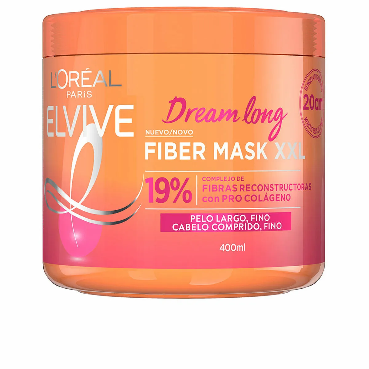 Maschera Riparatrice per Capelli L'Oreal Make Up Elivive Dream Long 400 ml