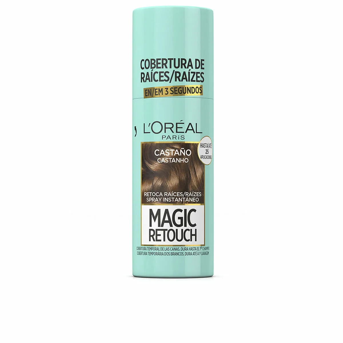 Spray Temporaneo per Correzione Radice L'Oréal Paris Magic Retouch Marrone 75 ml