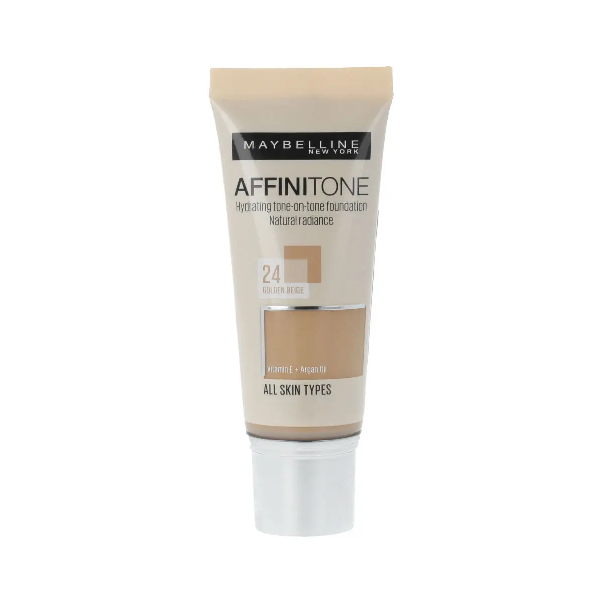 Base Cremosa per il Trucco Maybelline Affinitone Nº 24 Golden Beige 30 ml